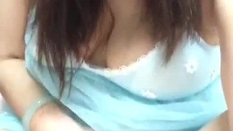 Oriental chick christy fingers wet vagina
