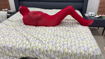 Bondage leggings Encasement Locked in Cocoon
