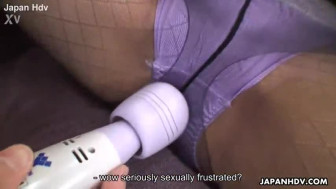 Oriental floozy drilled and creamed for a TV show
