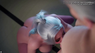 Huge boobies MILF fucks A fiance man penis And Gets Creampied | FreshWomen [Julia in Japan DLC] | Taboo Hentai Game
