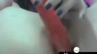 (zilama.com) oriental slut GF woman Stuffs 24 Inches In booty
